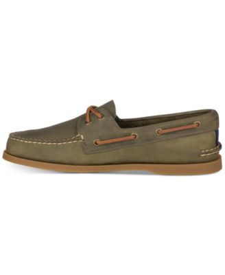 sperry olive green