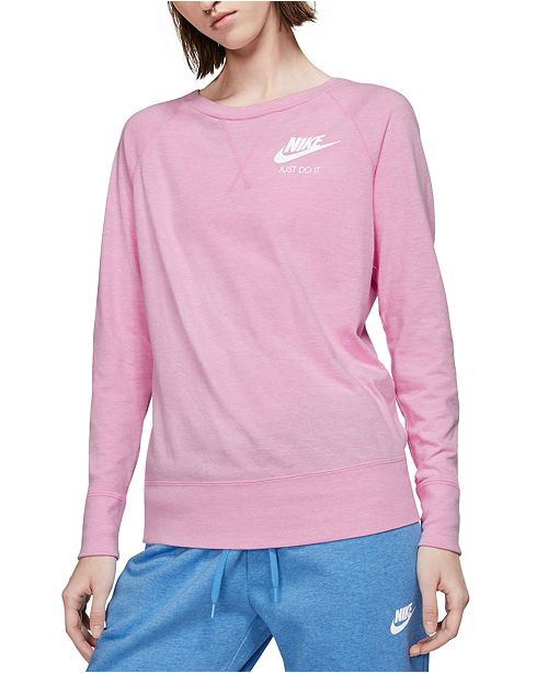 Nike Women S Sportswear Gym Vintage Crew Sweatshirt Reviews