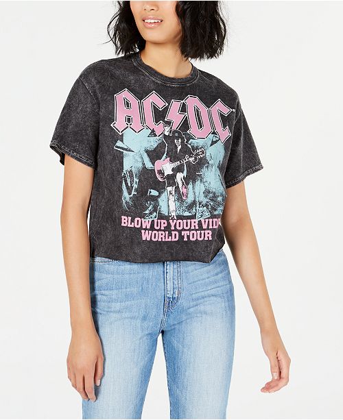True Vintage Ac Dc Band T Shirt Reviews Tops Juniors Macy S