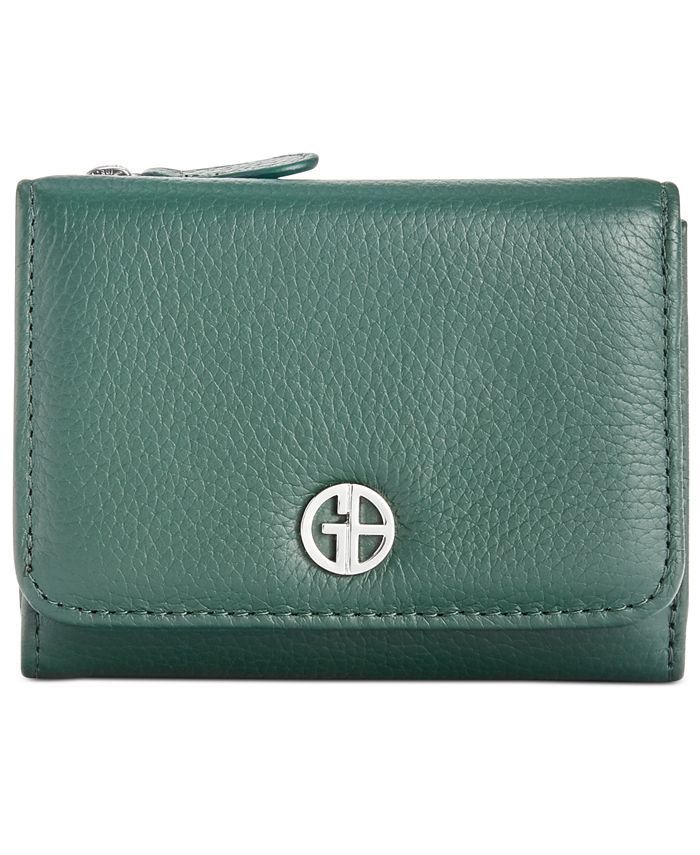 Giani Bernini Softy Leather Trifold Wallet, Created for Macy's Macy's