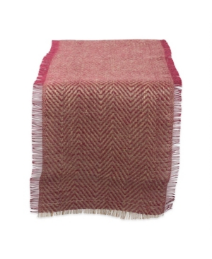 Design Imports Chevron Burlap Table Runner 14