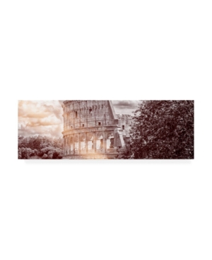 Trademark Global Philippe Hugonnard Dolce Vita Rome 2 Colosseum Roma V Canvas Art In Multi