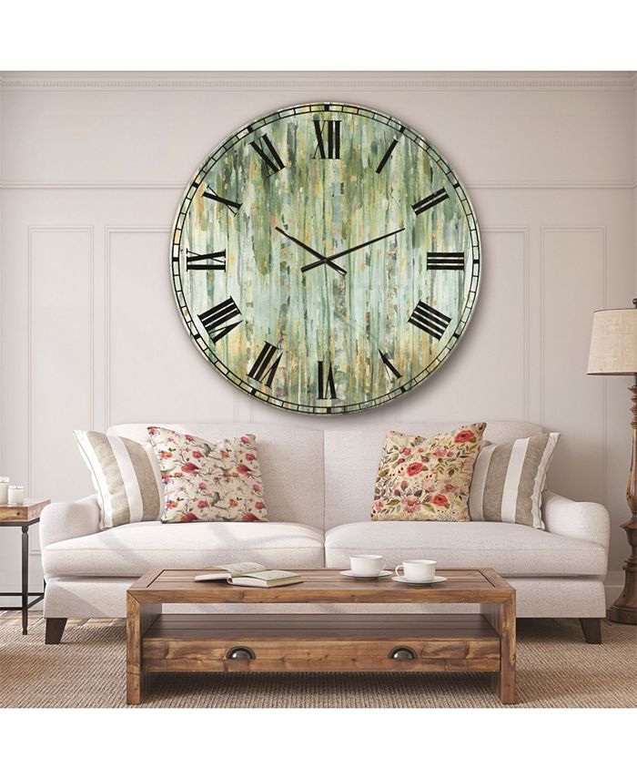 Designart Traditional Oversized Metal Wall Clock & Reviews Clocks