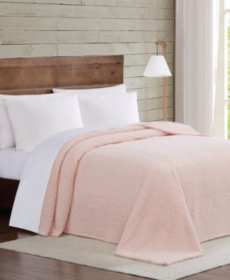 Brooklyn Loom Marshmallow Sherpa Blanket, Twin/Twin XL