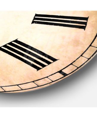 Designart Animal Oversized Round Metal Wall Clock