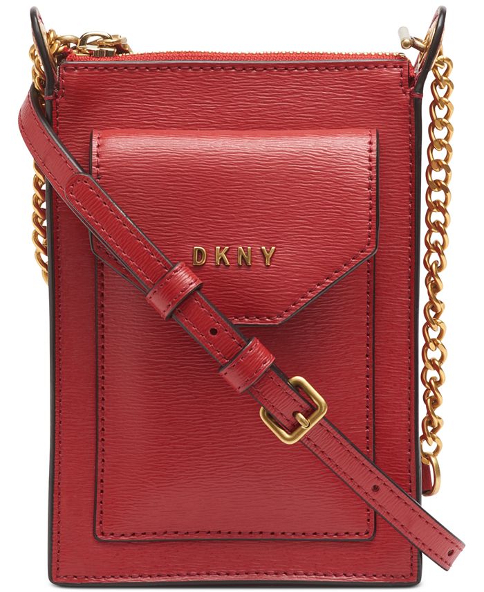 DKNY Alexa Leather Phone Crossbody, Created for Macy's Macy's