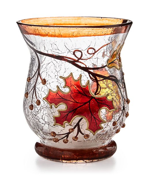 Home Essentials Closeout Harvest Leaf Votive Holder