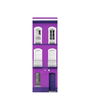 Trademark Global Philippe Hugonnard Made In Spain 2 Purple Facade Of Traditional Spanish Building Canvas Art In Multi