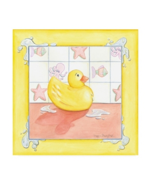 Trademark Global Megan Meagher Small Rubber Duck I Childrens Art Canvas Art In Multi