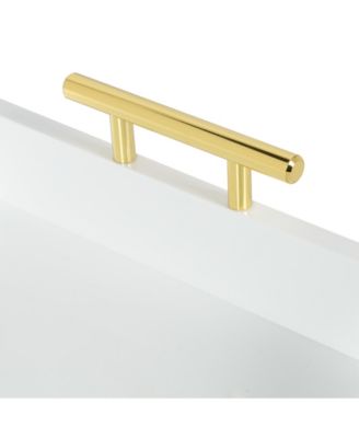 Lipton Hexagon Decorative Tray with Metal Handles - 18" x 18"