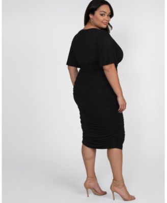 kiyonna rumor ruched dress