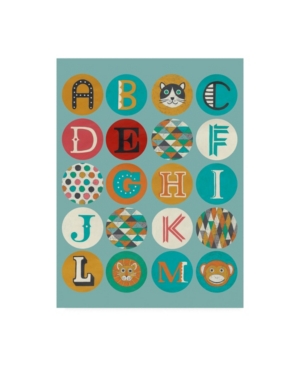 Trademark Global Chariklia Zarris Luciens Alphabet I Canvas Art In Multi