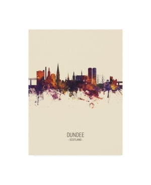 Trademark Global Michael Tompsett Dundee Scotland Skyline Portrait Iii Canvas Art In Multi