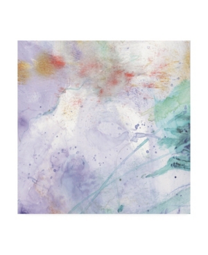 Sheila Golden Purple Wind Abstract Ii Canvas Art - 155