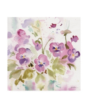Trademark Global Sheila Golden Viola Impressions Canvas Art In Multi