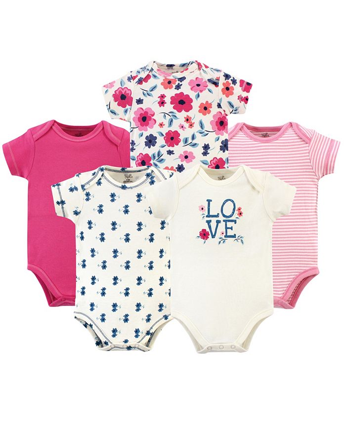 Touched by nature baby organic sales cotton bodysuits