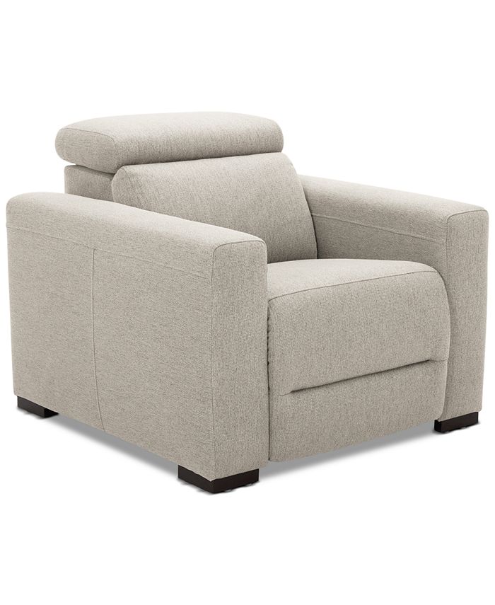 Furniture Nevio 39" Fabric Power Recliner, Created for Macy's Macy's