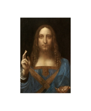 Trademark Global Leonardo Da Vinc Salvator Mundi Canvas Art In Multi