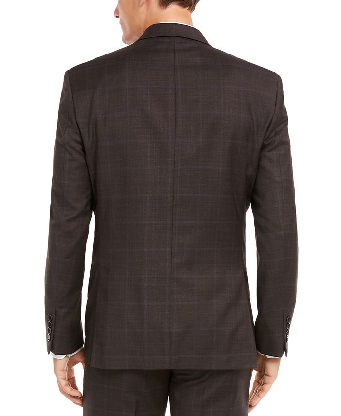 Lauren Ralph Lauren Men's ClassicFit UltraFlex Stretch Brown/Blue