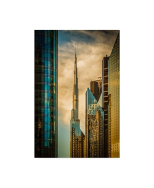 Trademark Global Nicolas Tohme The Mighty Burj Canvas Art In Multi