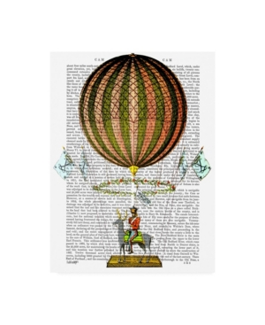 Trademark Global Fab Funky Hot Air Balloon, Zephier Yellow Canvas Art In Multi