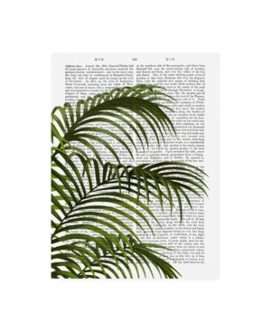 Trademark Global Fab Funky Palm Leaf 1, Green Canvas Art In Multi