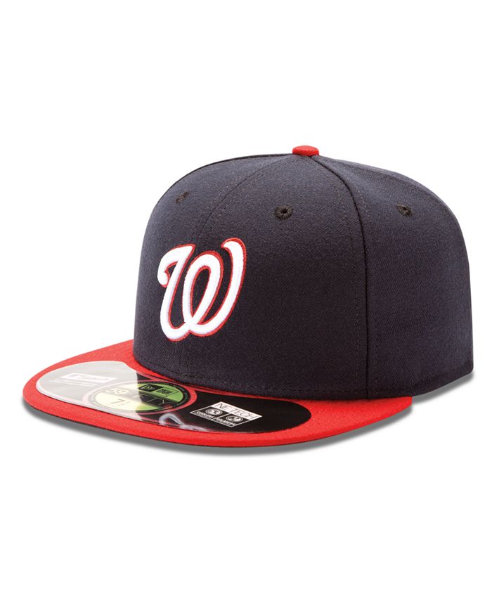 New Era MLB Hat, Washington Nationals On Field 59FIFTY Fitted Cap Macy's
