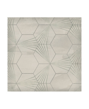 Trademark Global June Erica Vess Hexagon Tile I Canvas Art In Multi