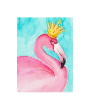 Trademark Global Regina Moore Flamingo Queen Ii Canvas Art In Multi