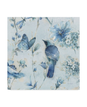 Lisa Audit Indigold Xii Light Blue Canvas Art - 15