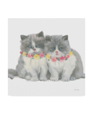 Trademark Global Emily Adams Cutie Kitties Viii Canvas Art In Multi