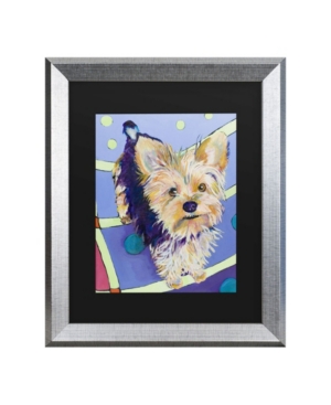 Trademark Global Pat Saunders-white Claire Matted Framed Art In Multi