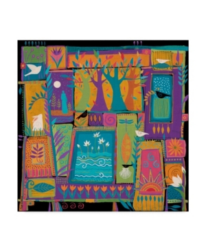 Trademark Global Sue Davis Day Dreaming Abstract Modern Canvas Art In Multi