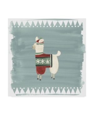 June Erica Vess Winter Wonder Llama Iv Canvas Art - 15