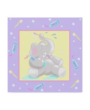 Jade Reynolds Baby Elephant Bath I Canvas Art - 15