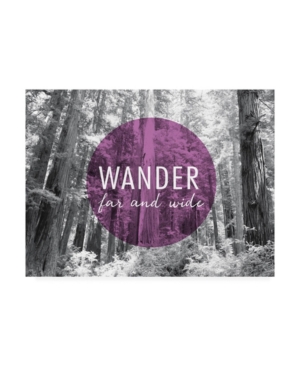 Trademark Global Laura Marshall Wander Far And Wide V2 Canvas Art In Multi