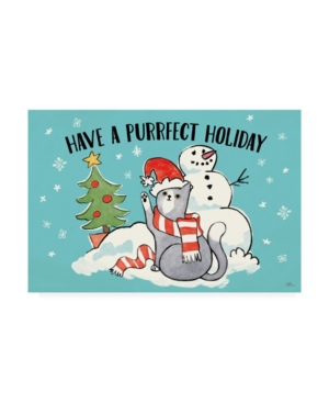 Janelle Penner Santa Paws I Canvas Art - 20