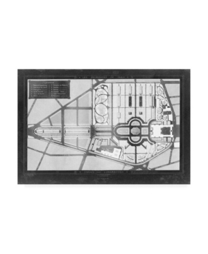 Unknown French Garden Blueprint Ii Canvas Art - 20