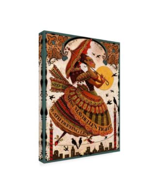 David Galchutt Working Her Red Pumps Canvas Art - 36.5" x 48"