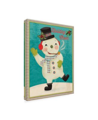 Holli Conger Retro Christmas 3 Canvas Art - 19.5" x 26"