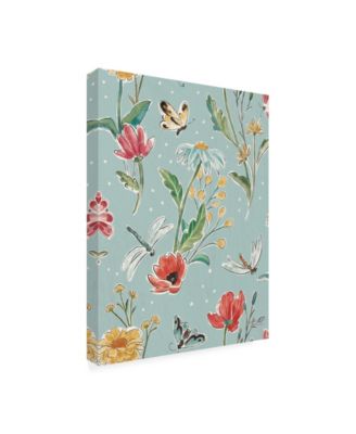 Trademark Global Janelle Penner Boho Field Pattern VE Canvas Art - 19.5" x 26"