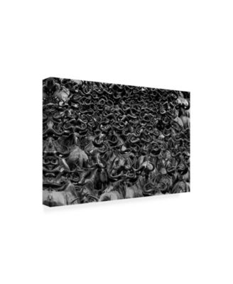 Trademark Global Jun Zuo Wildebeest in Crossing Canvas Art - 37" x 49"