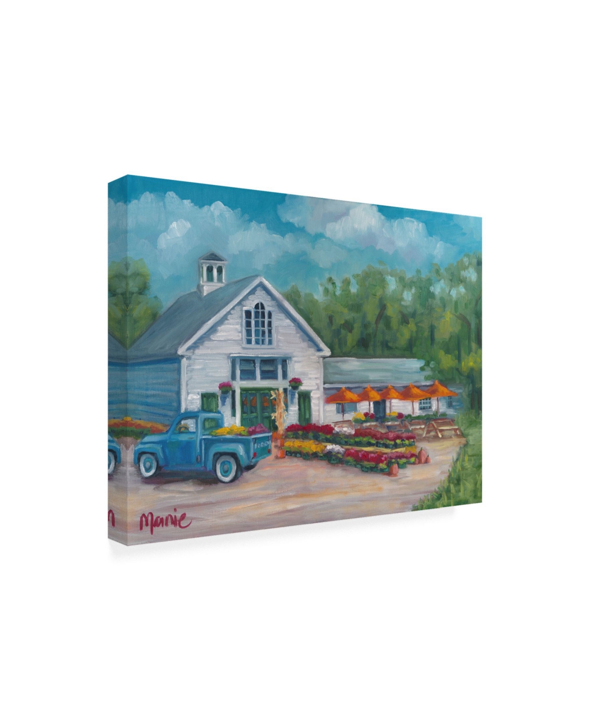 Marnie Bourque Harvest at the Farm Canvas Art -