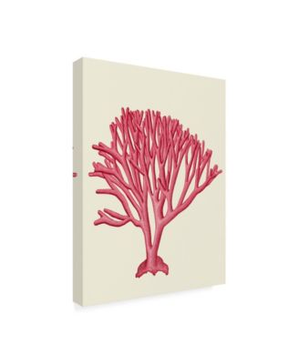 Trademark Global Fab Funky Red Corals 1 C Canvas Art - 27" x 33.5"