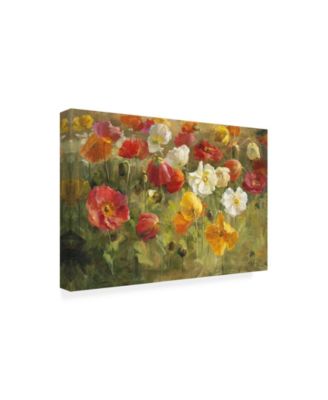Trademark Global Danhui Nai Poppy Field Painting Canvas Art - 27" x 33.5"