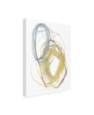Jennifer Goldberger Interlock I Canvas Art - 36.5" x 48"