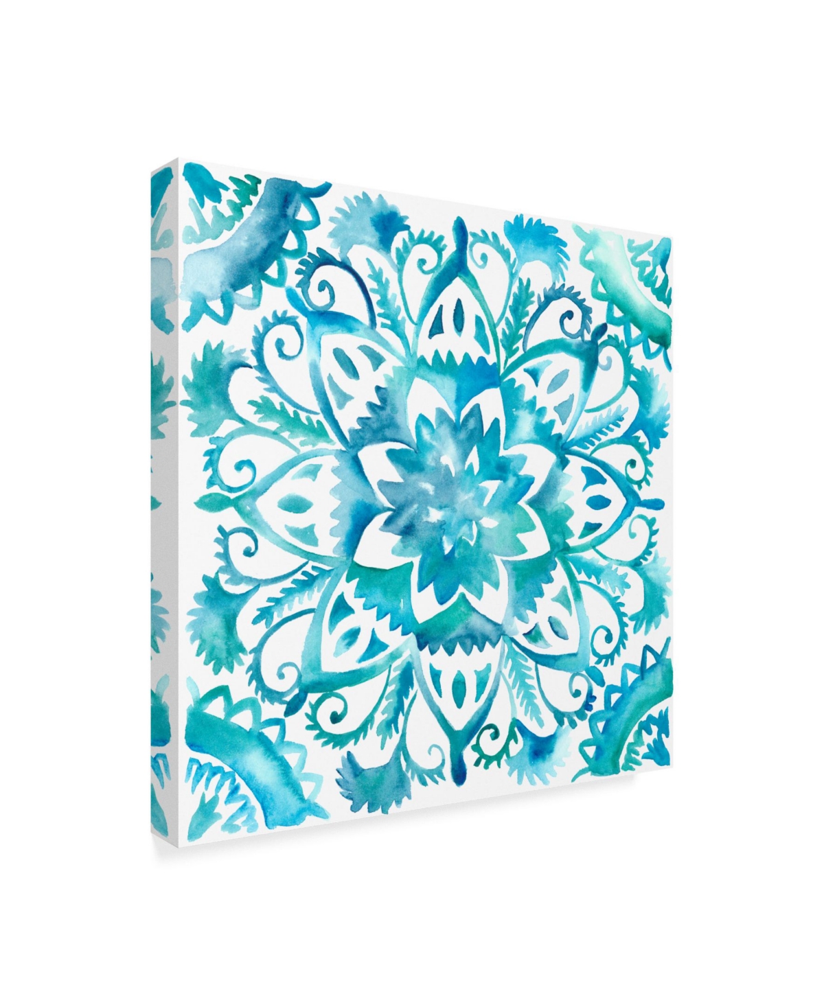 Chariklia Zarris Meditation Tiles Iv Canvas Art -