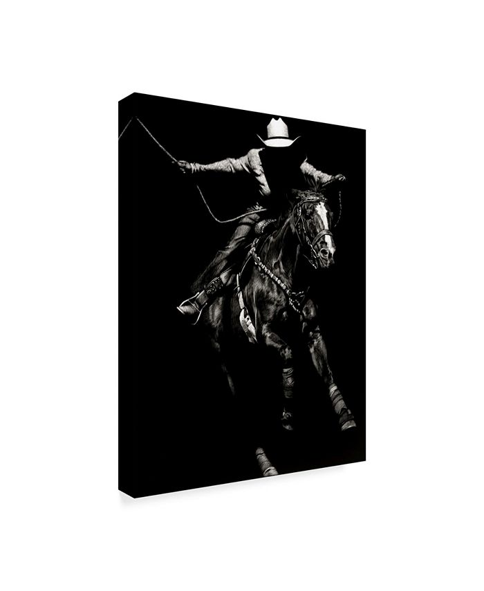 Trademark Global Julie T. Chapman Scratchboard Rodeo III Canvas Art ...