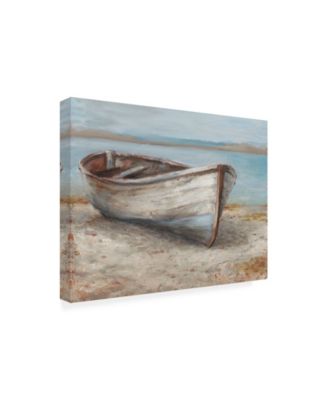Ethan Harper Whitewashed Boat I Canvas Art - 20" x 25"