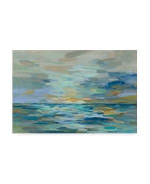 Trademark Global Silvia Vassileva Pastel Blue Sea Canvas Art In Multi